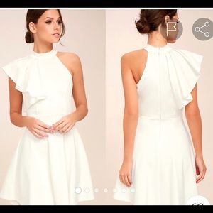 Lulus white skater dress